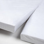 Splittopper hoeslaken - jersey - 160x220 cm - wit