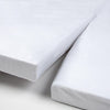 Splittopper hoeslaken - jersey - 160x220 cm - wit