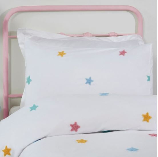 Kinderdekbedovertrek Stars - microvezel - 1-persoons