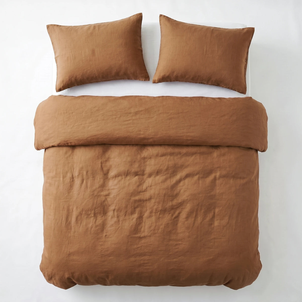 Dreamhouse dekbedovertrek Stone Washed - Katoen - Bruin