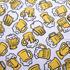 Bier hoeslaken - katoen - 90x200 cm