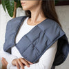 Verzwaard neckwrap - antraciet