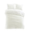 Teddy dekbedovertrek onderkant microvezel - ivoor - lits-jumeaux (240x220 + 2st. 60x70 cm)