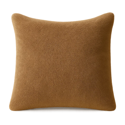 Teddy fleece kussensloop 60x70 cm - Taupe - Per stuk