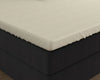 Splittopper hoeslaken - dubbel jersey - crème