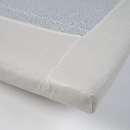 Topper hoeslaken - katoen - 90x220 cm