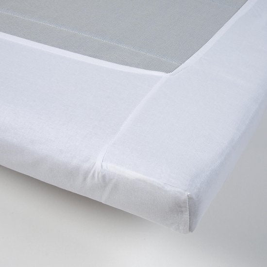 Topper hoeslaken - katoen - 90x220 cm