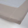 Topper hoeslaken - katoen - zand - 90x220 cm