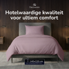 Decoware dekbedovertrek uni - roze - katoen