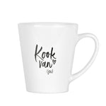 Koffiebeker met de tekst 'Kook van jou'